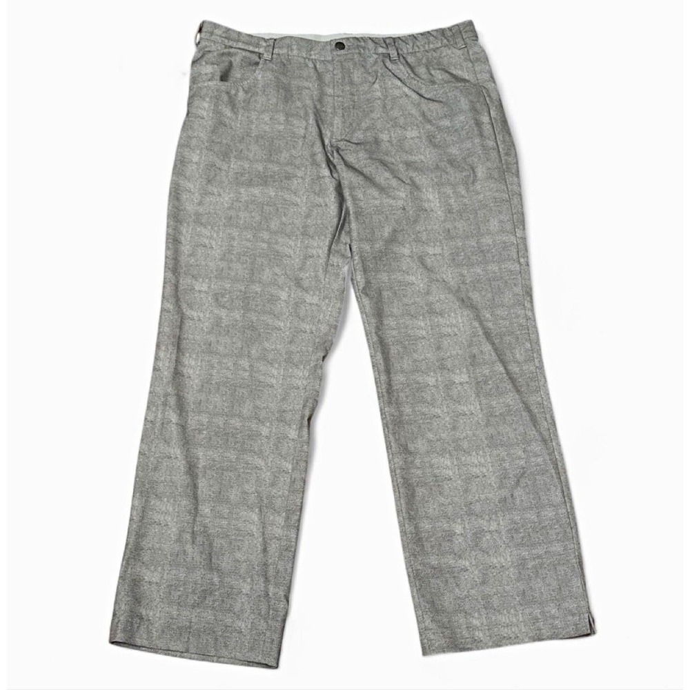 adidas climacool Men's Gray Twill Stretch Golf Pants Straight Leg 36W